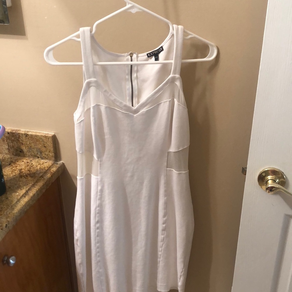 Great white dress. Perfect for bachelorette